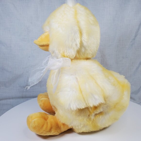 Large Caltoy Yellow Plush VERY CUTE Easter Duck Stuffed Animal 12" - Picture 3 of 6